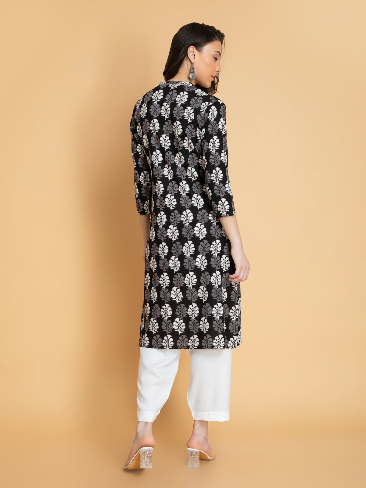 Rayon Contemporary Printed Long Kurti