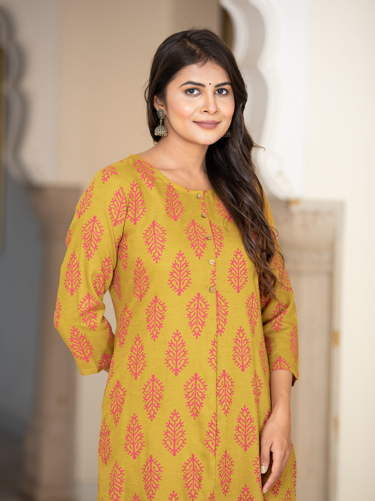 LINEN BLEND 2PC BAGH PRINT CO-ORD SET