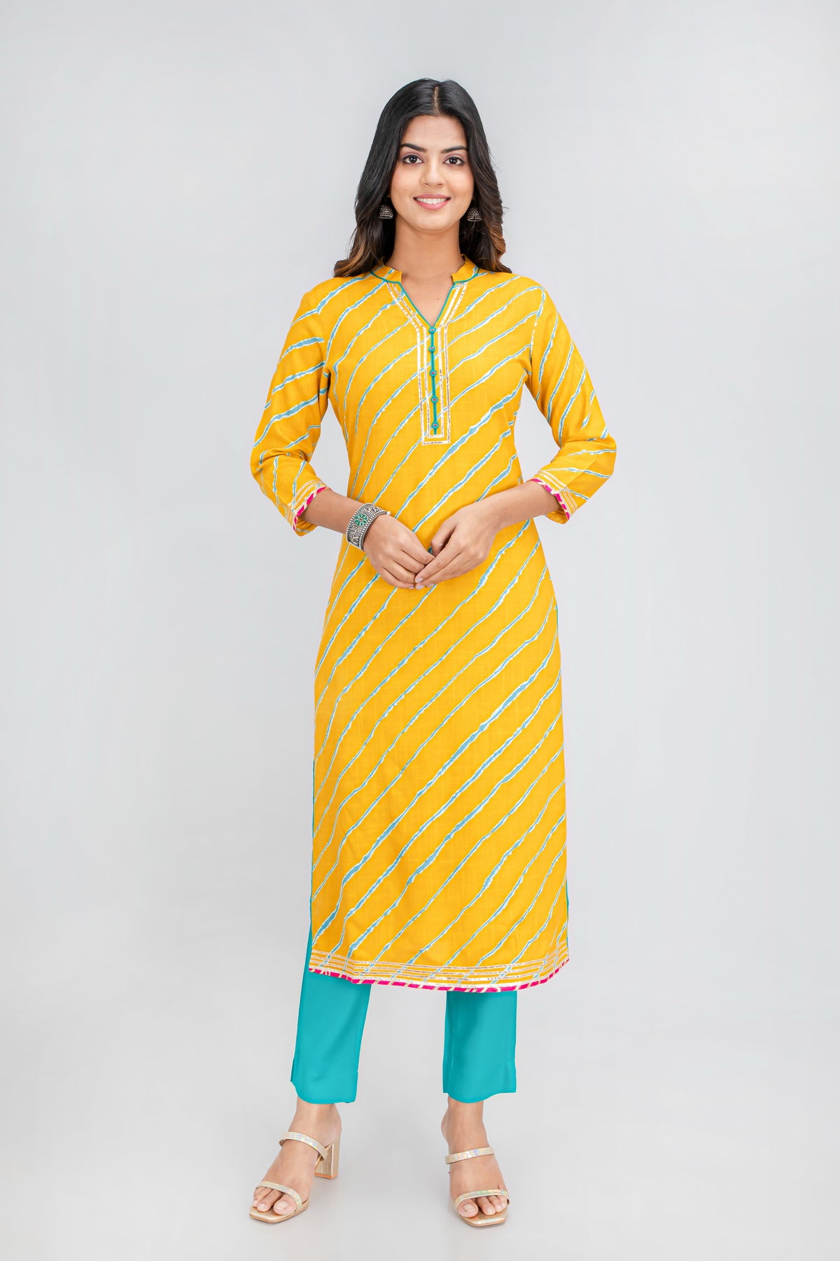 LEHARIYA PRINTED LONG KURTI