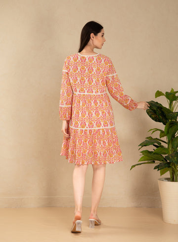 White Dresses in Mul Cotton Ethnic