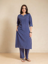 EMBROIDERED and HAND EMBELLISHED 2PCS KURTA SET