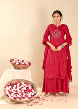 SILK BASE 3PC KURTA SET