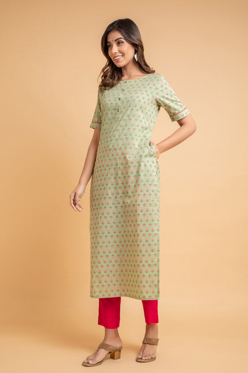 PRINTED LONG KURTI