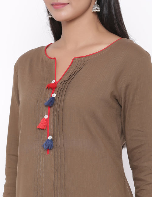 PINTUCKS SHORT KURTI