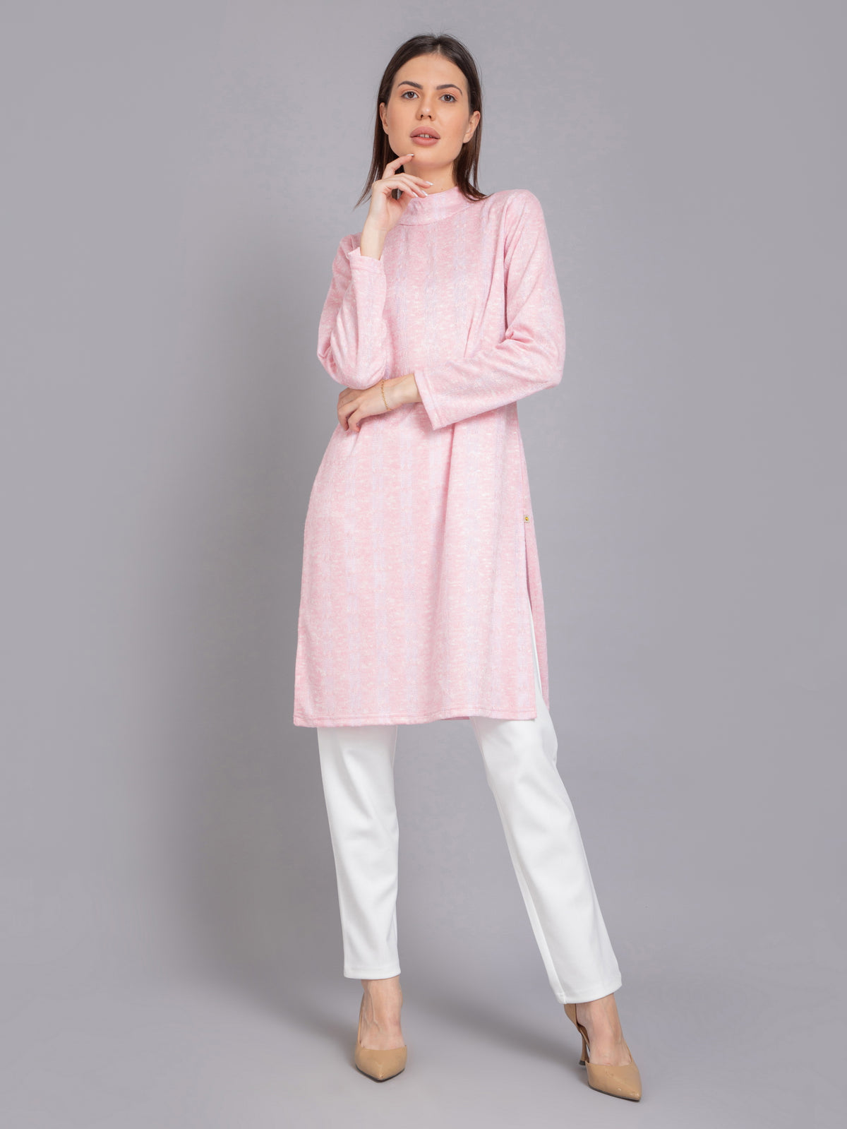 WOOLLEN JACQUARD TUNIC