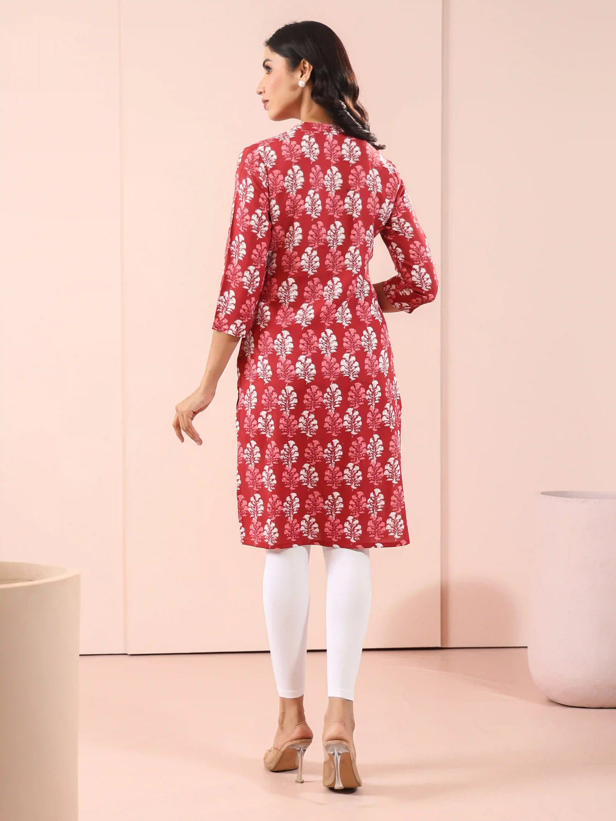 RAYON DAILY WEAR CONTEMPORARY PRINTED LONG KURTA