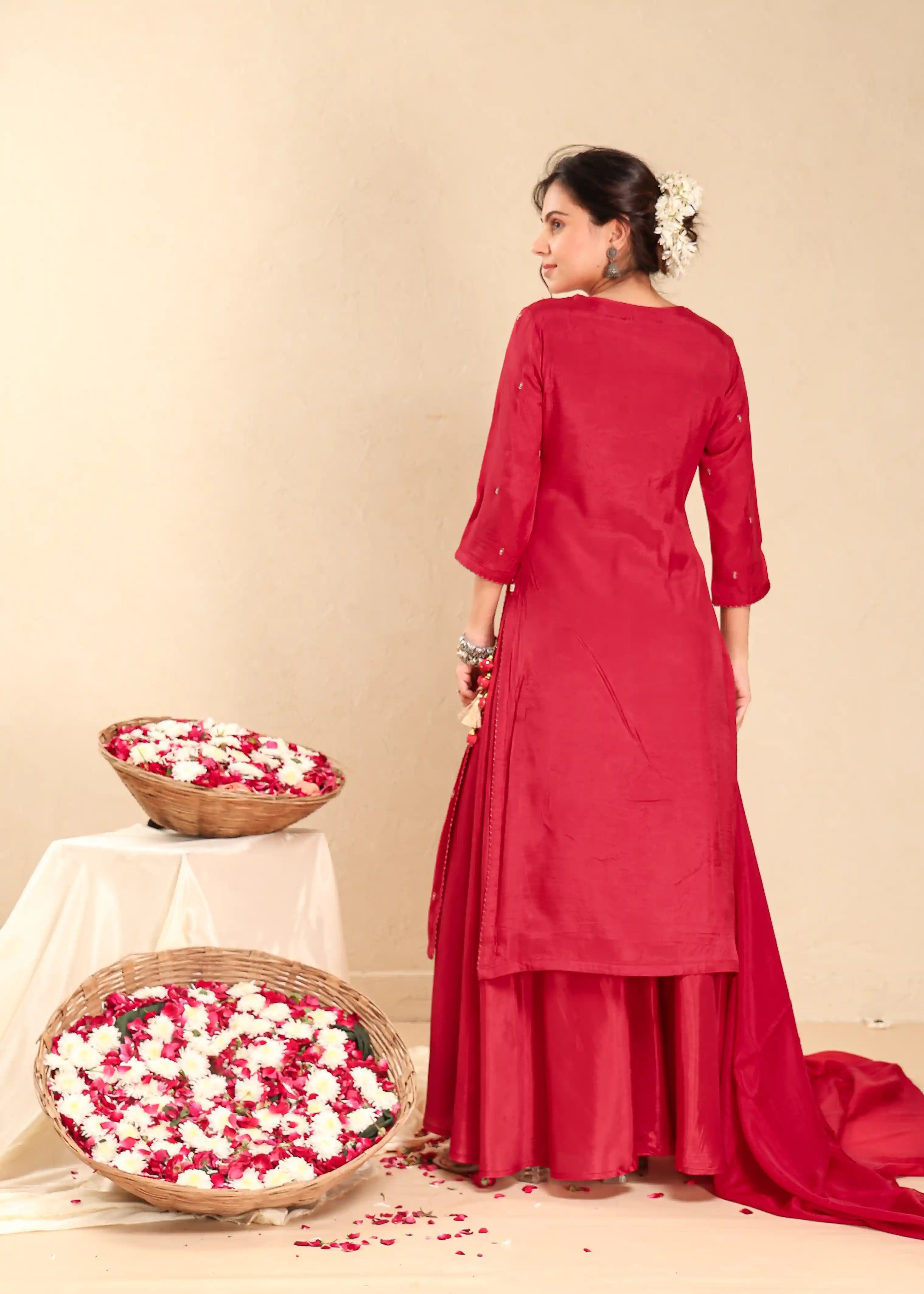 SILK BASE 3PC KURTA SET