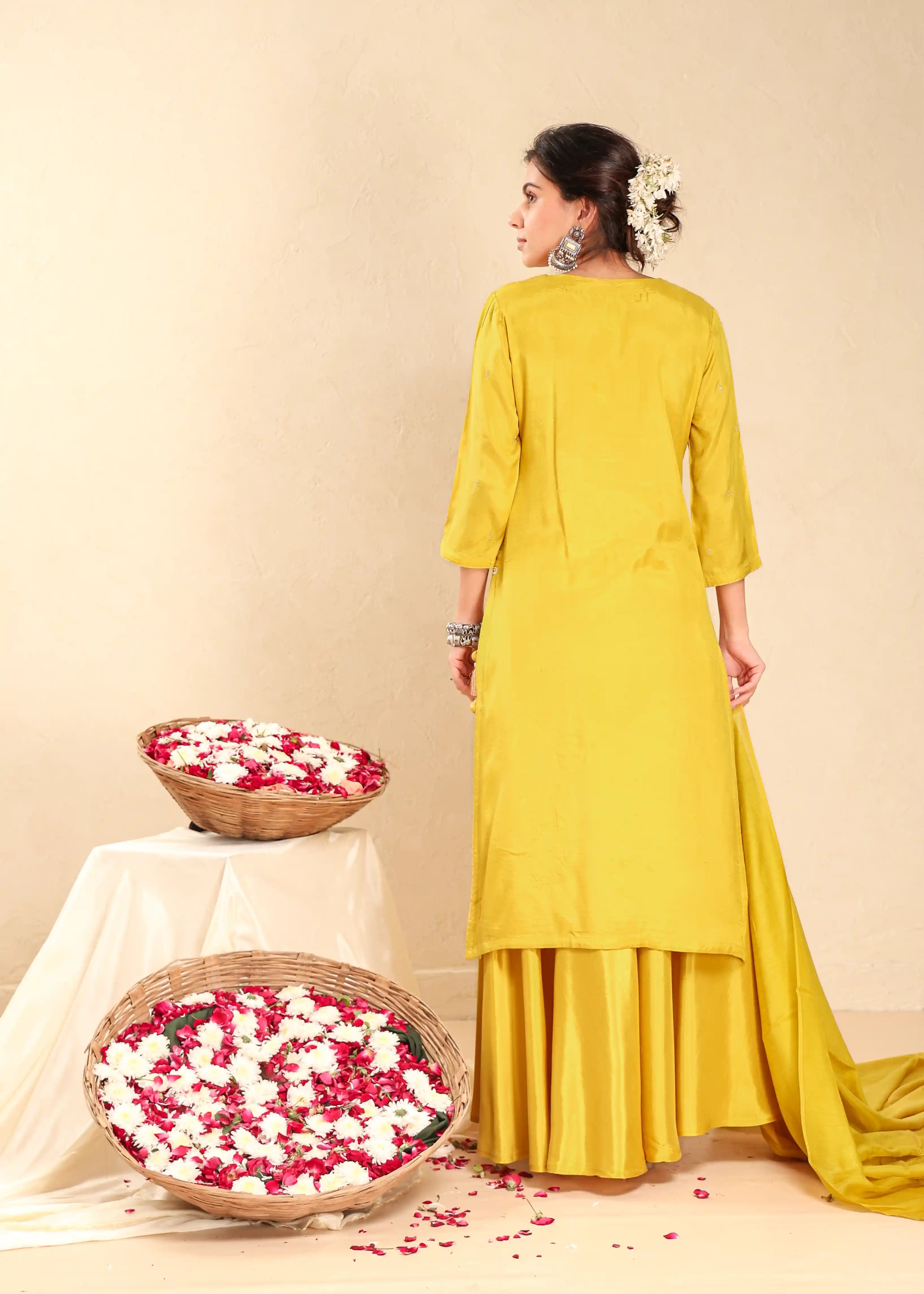 SILK BASE 3PC KURTA SET