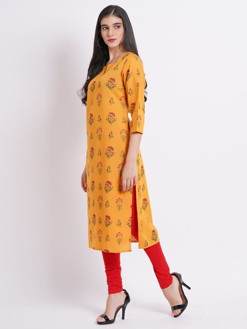 Casual Dayout Floral Printed Kurti