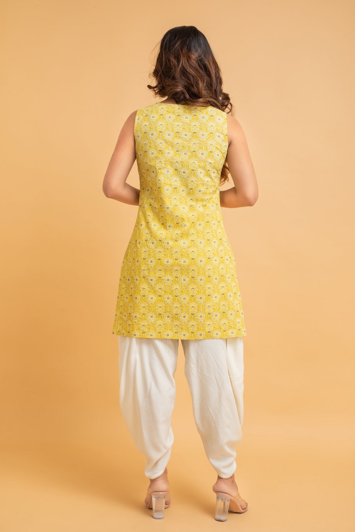 Mul Cotton Khadi Print Straight Kurta Set