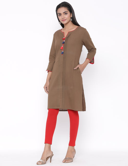 PINTUCKS SHORT KURTI