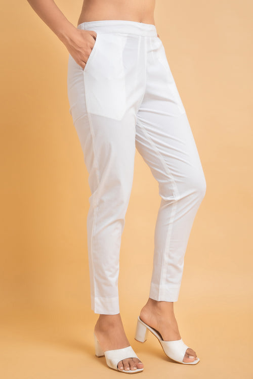 Cotton and Spandex Slim Fit Pant