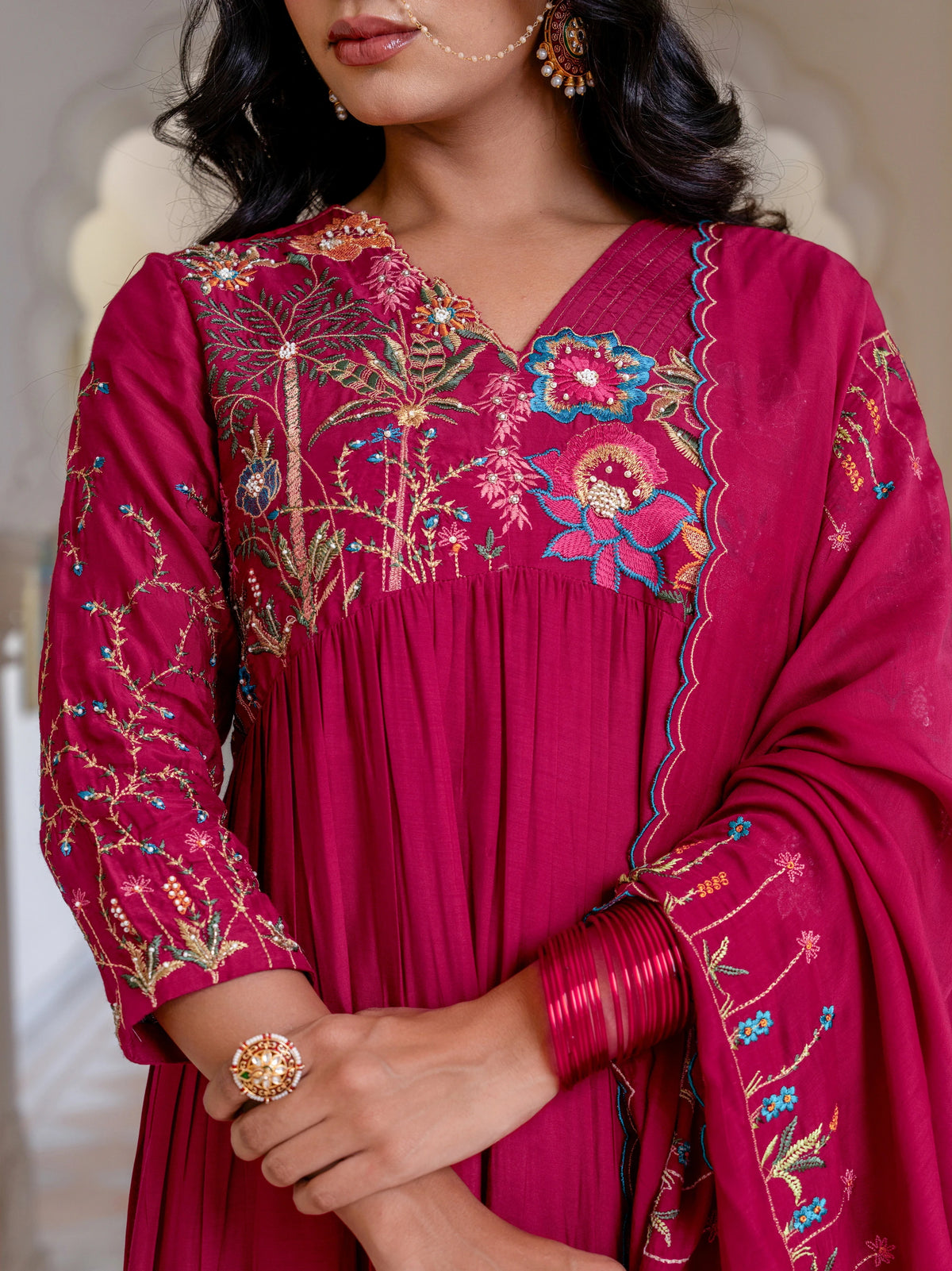 MUSLIN SILK FUSION WEAR 3PC ALIA CUT SET
