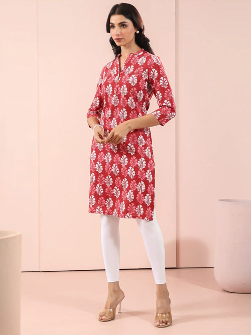 RAYON DAILY WEAR CONTEMPORARY PRINTED LONG KURTA