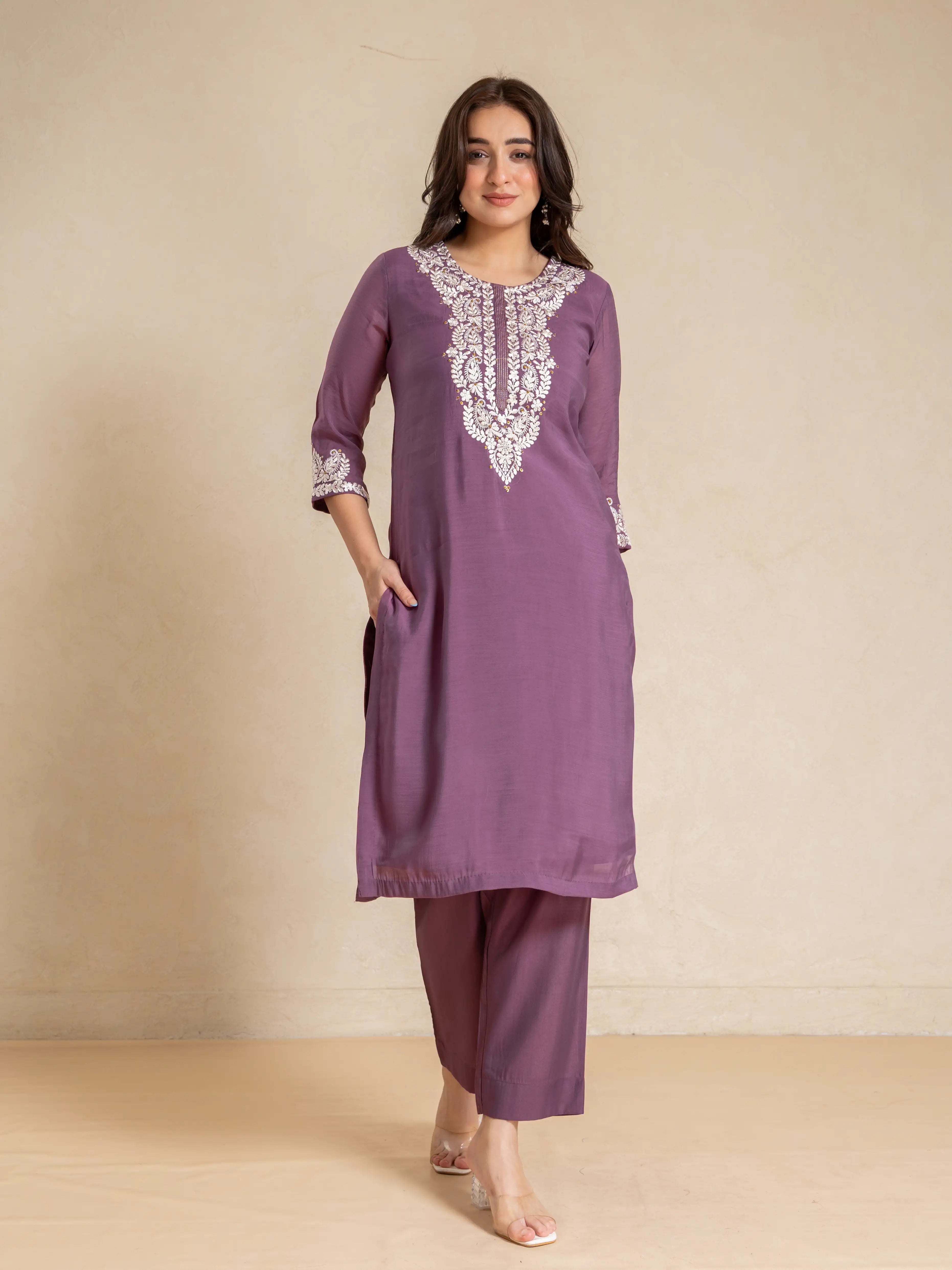 EMBROIDERED 2PC KURTA SET