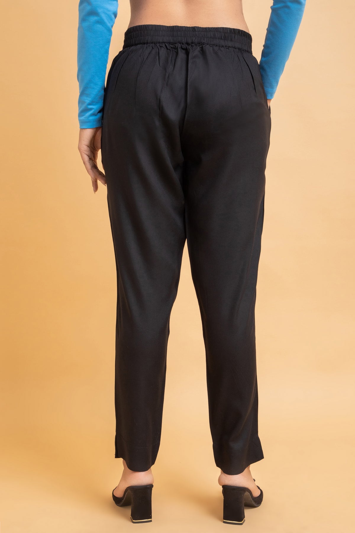 Comfort Fit Rayon Narrow Pants