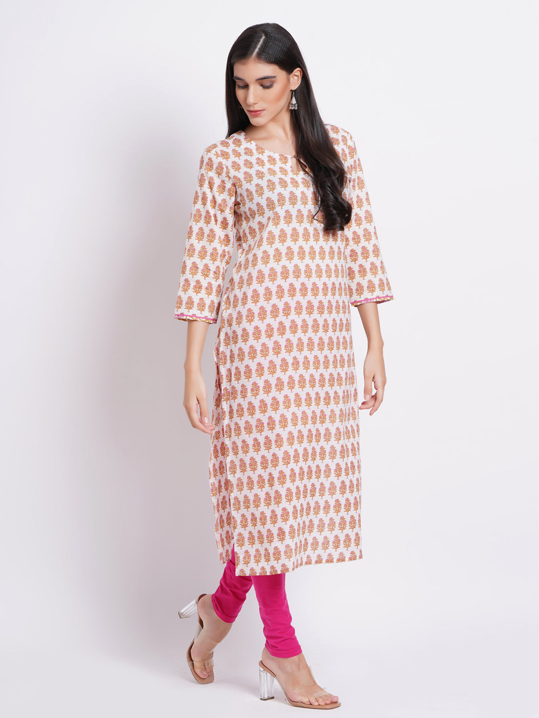 MUL COTTON PRINTED CASUAL WEAR KURTI