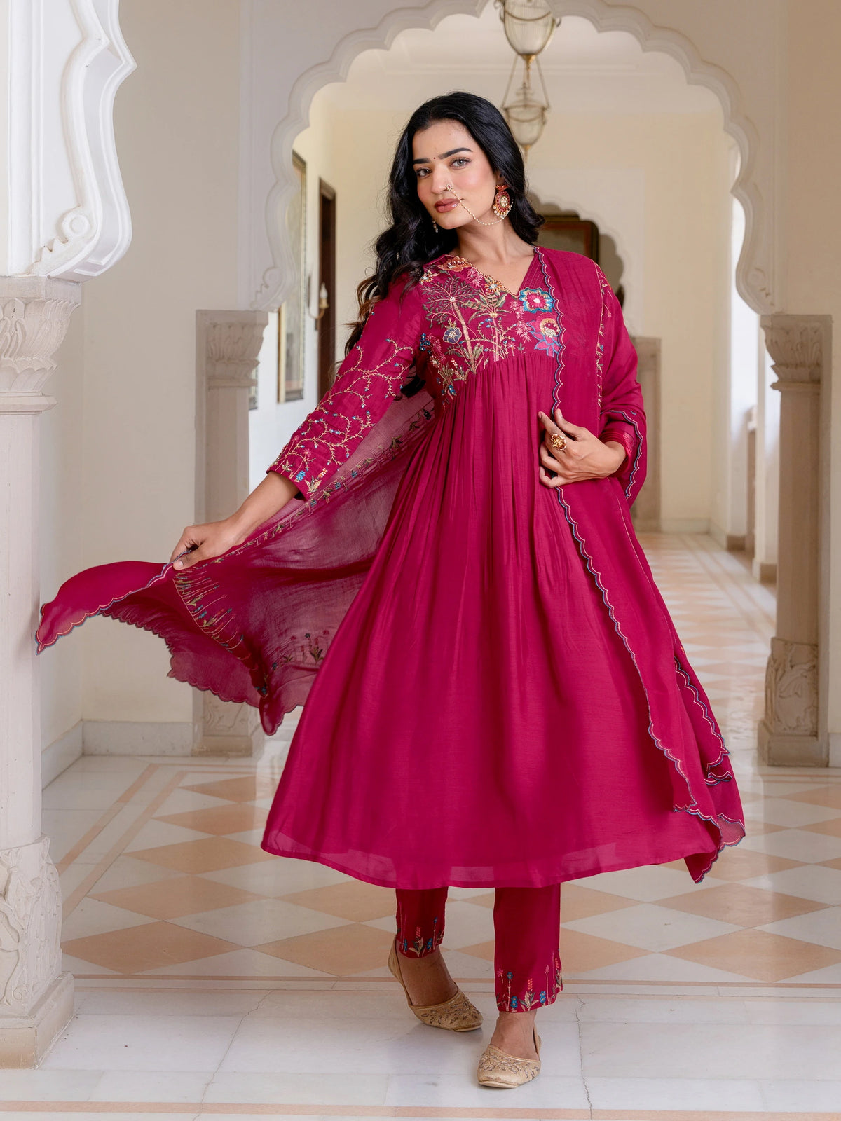 MUSLIN SILK FUSION WEAR 3PC ALIA CUT SET