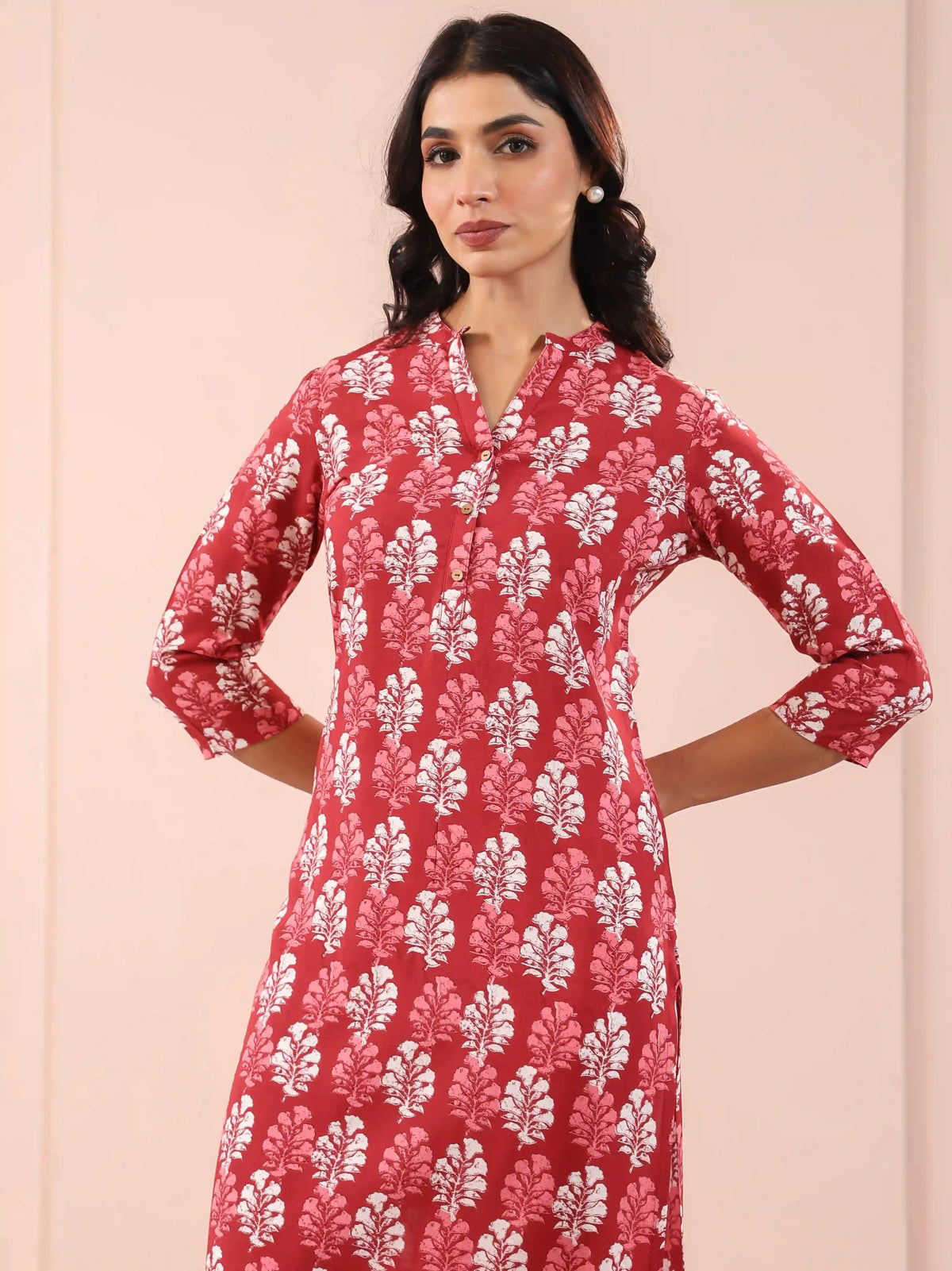 RAYON DAILY WEAR CONTEMPORARY PRINTED LONG KURTA