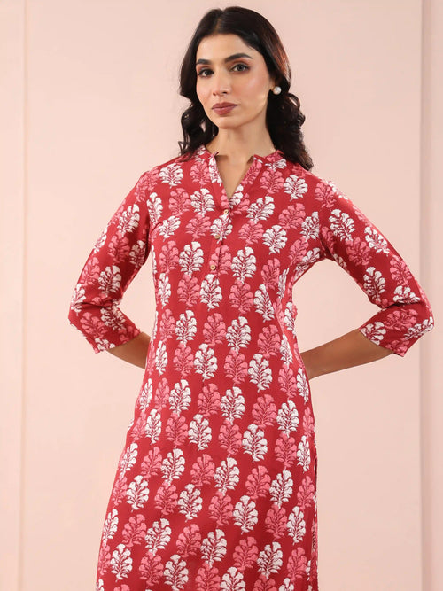 RAYON DAILY WEAR CONTEMPORARY PRINTED LONG KURTA