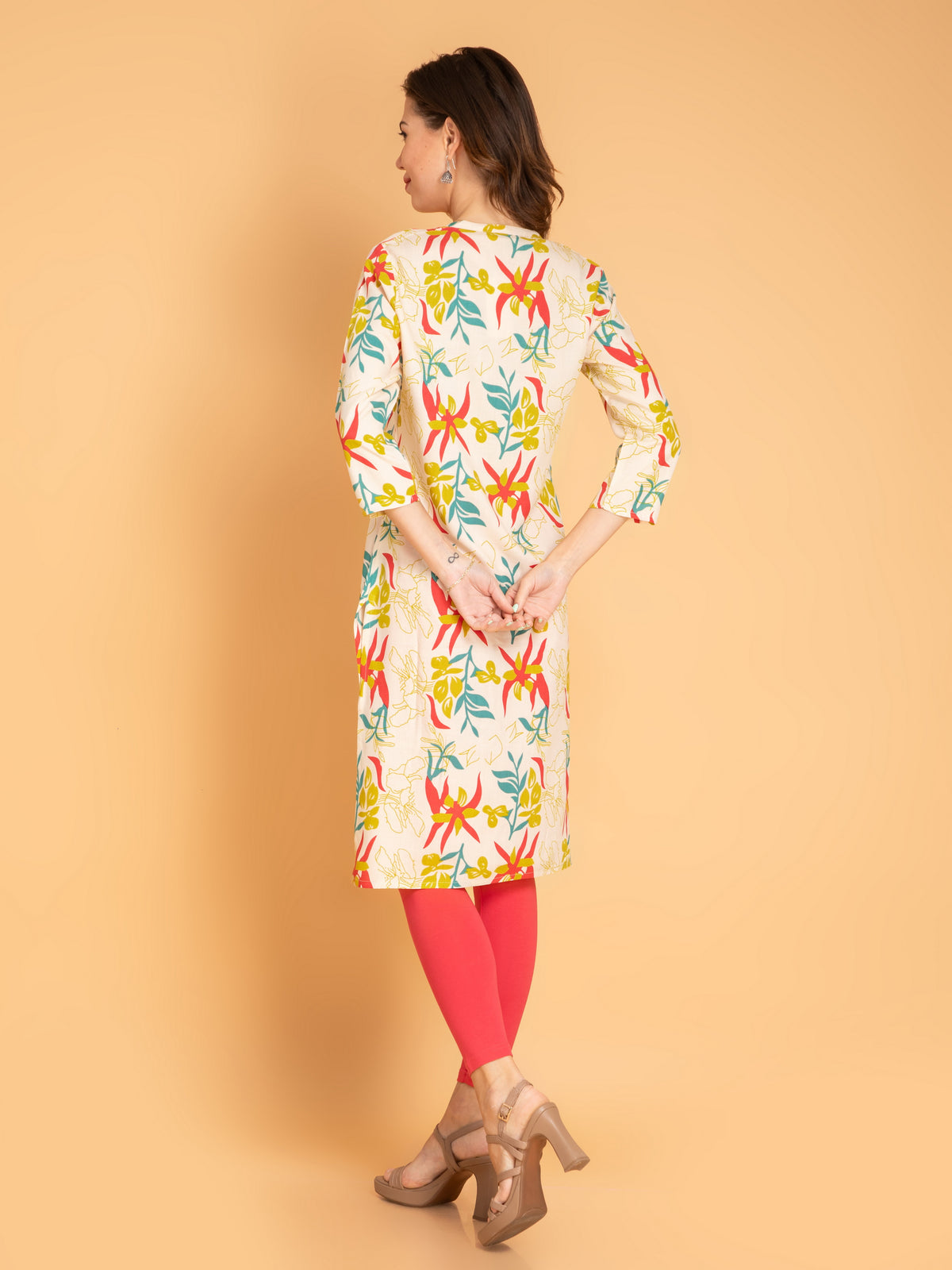 RAYON DAILY WEAR CONTEMPORARY PRINTED LONG KURTA