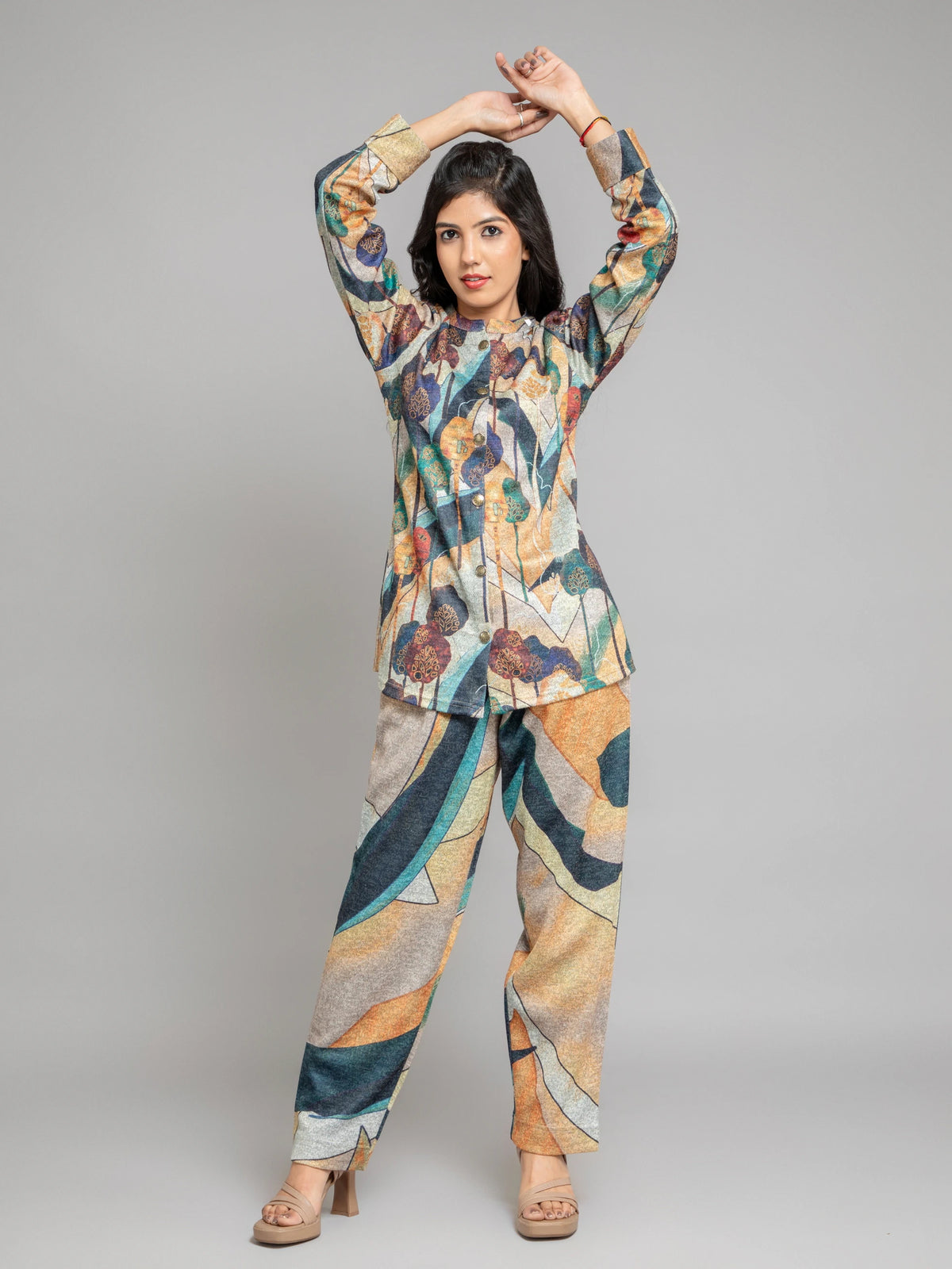 KARACHI DIGITAL PRINTED 2PC CO-ORD SET