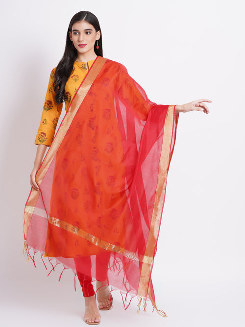 Banarasi Faux Silk Dupatta with Zari