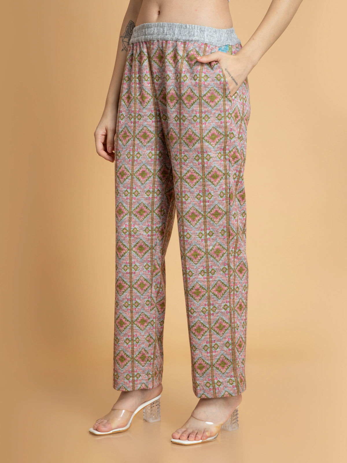 KARACHI DIGITAL IKKAT PRINTED CO-ORD SET