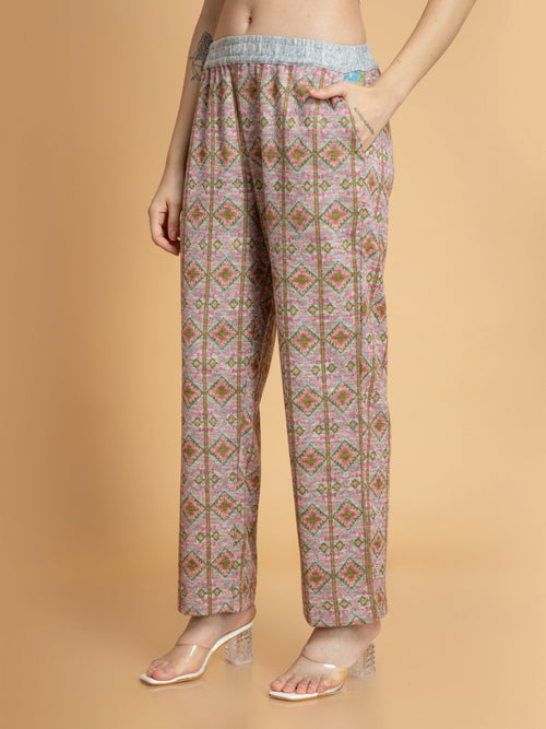 KARACHI DIGITAL IKKAT PRINTED CO-ORD SET