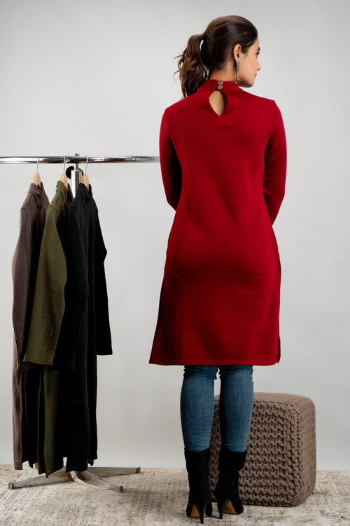 WOOLLEN LONG TUNIC