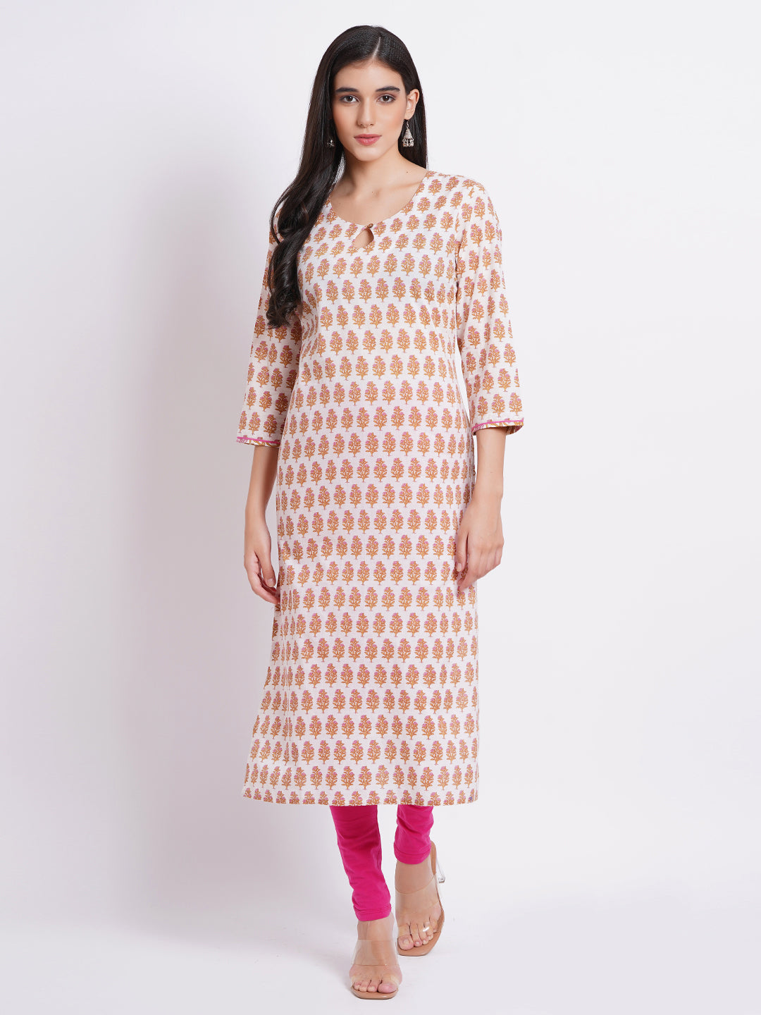 MUL COTTON PRINTED CASUAL WEAR KURTI