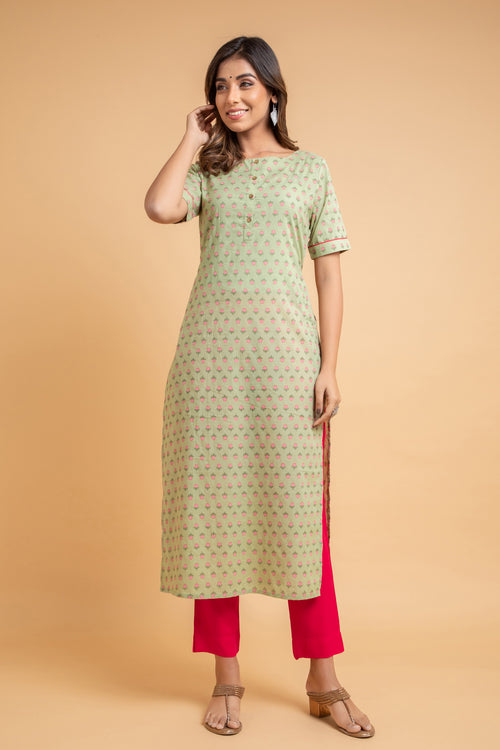 PRINTED LONG KURTI