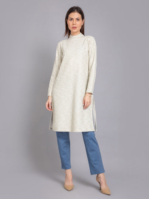 WOOLLEN JACQUARD TUNIC