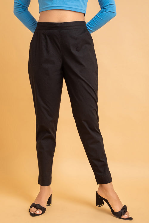 Cotton and Spandex Slim Fit Pant