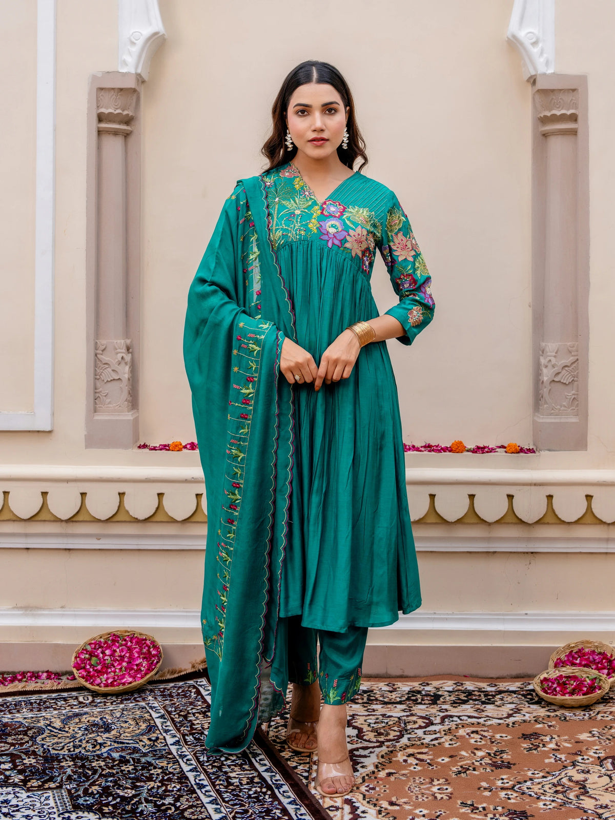 MUSLIN SILK FUSION WEAR 3PC ALIA CUT SET