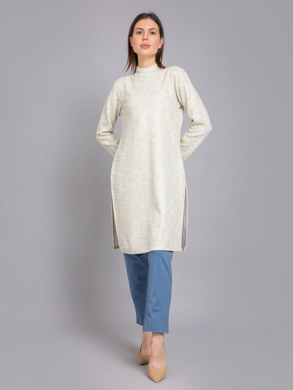 WOOLLEN JACQUARD TUNIC