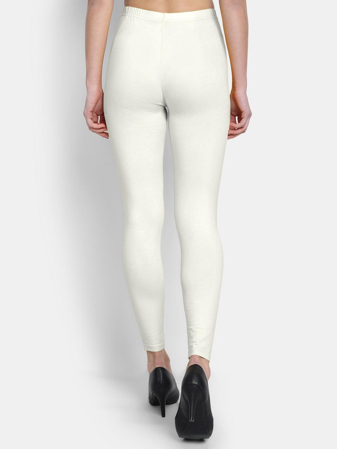 Cotton Lycra Plain Ankle Legging