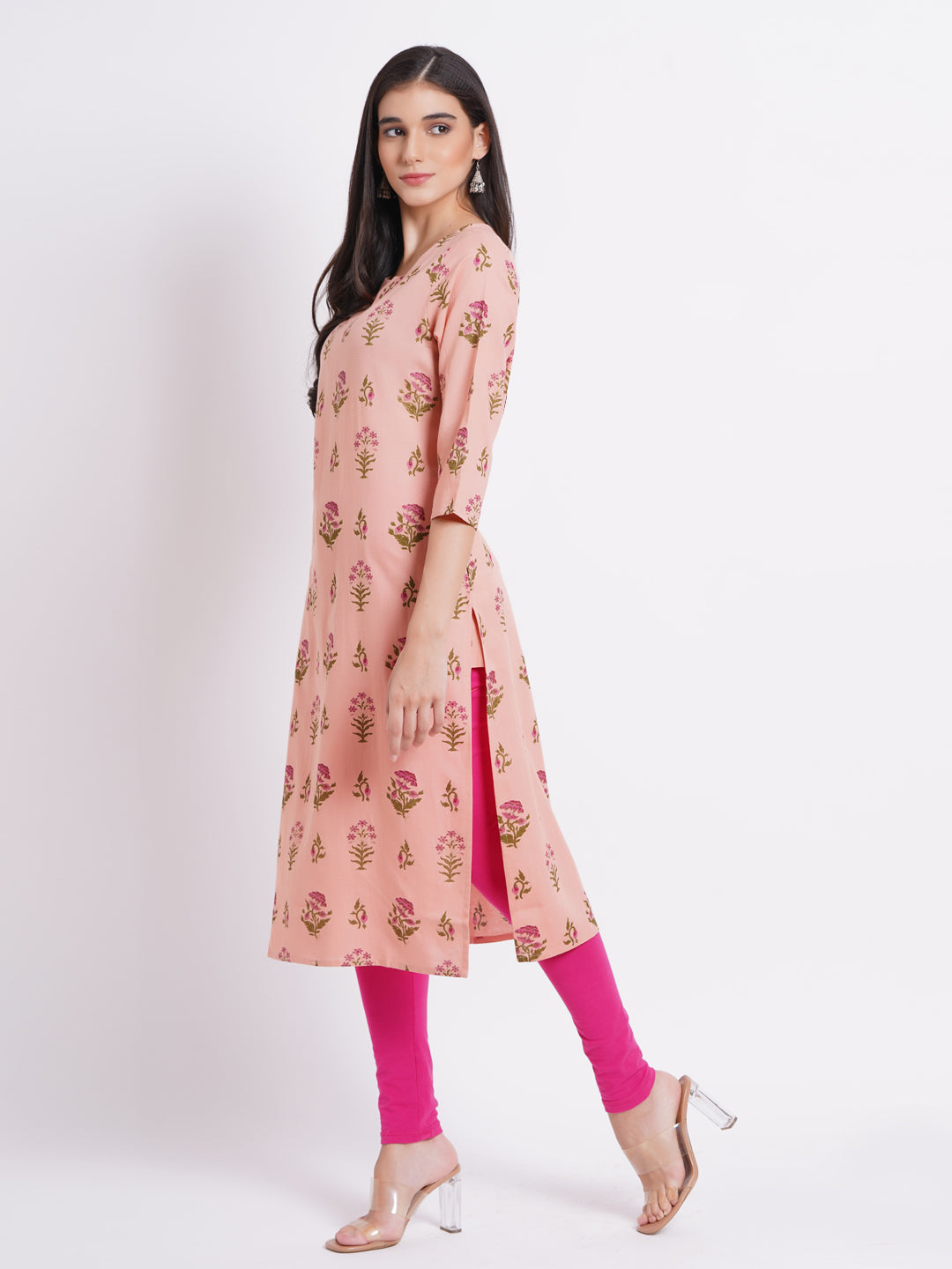 Casual Dayout Floral Printed Kurti