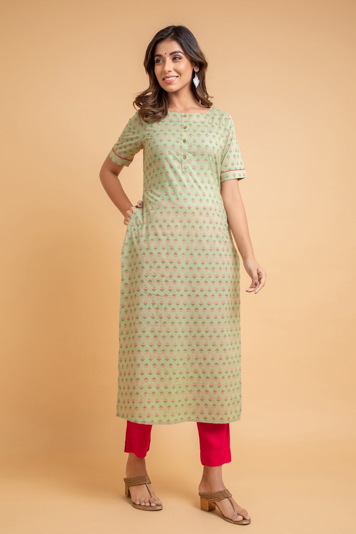 PRINTED LONG KURTI