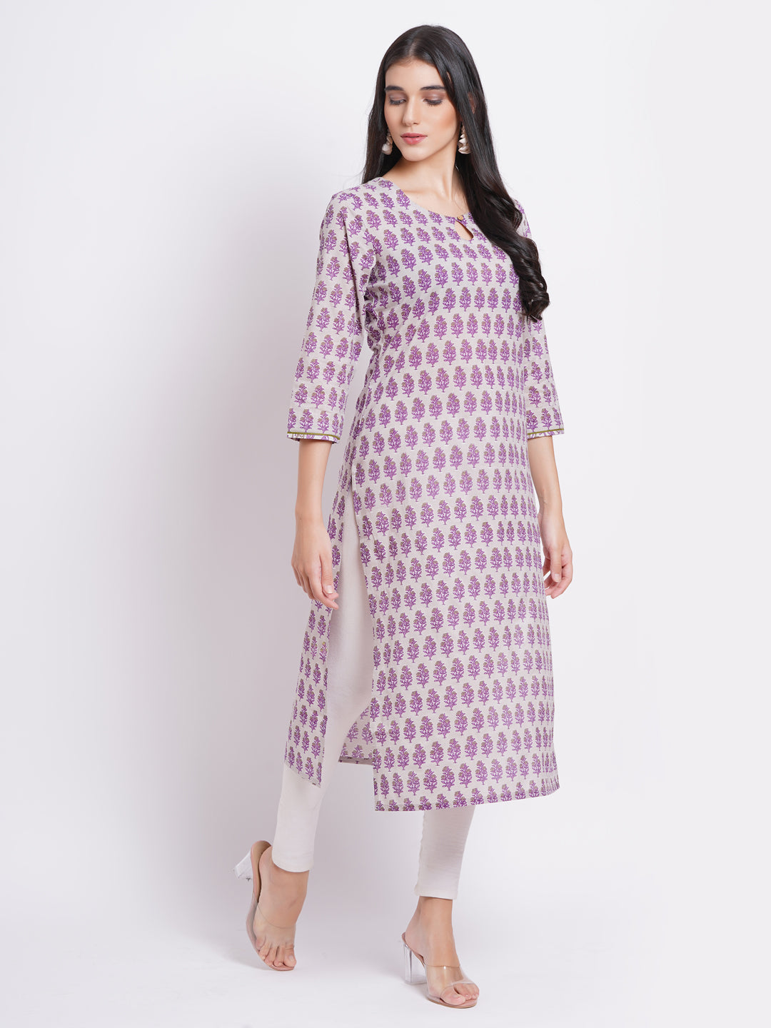 MUL COTTON PRINTED CASUAL WEAR KURTI