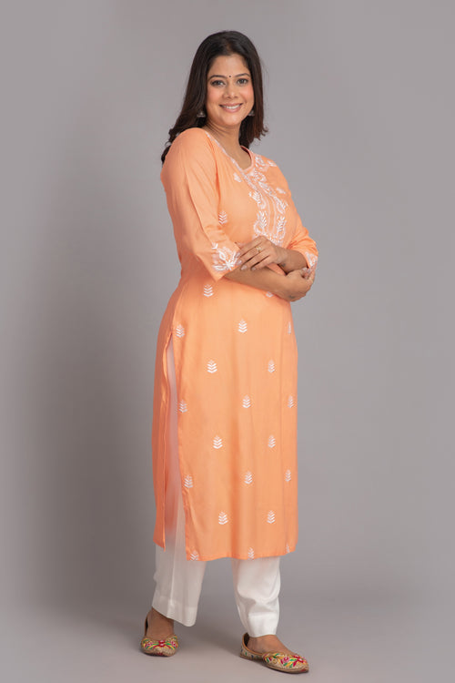 Embroidered 2-piece Kurta and Pant Set