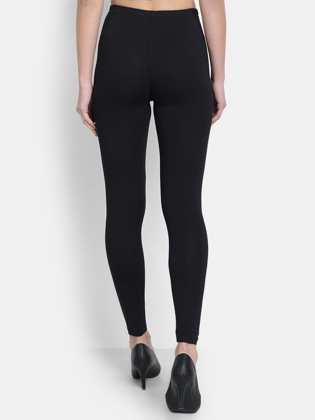 Cotton Lycra Plain Ankle Legging