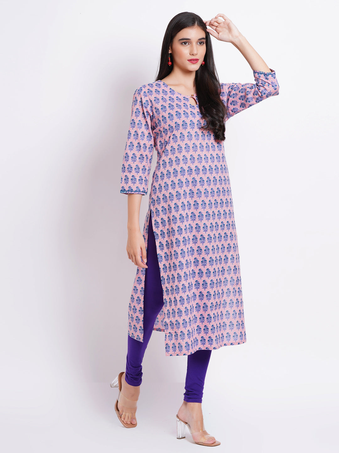 MUL COTTON PRINTED CASUAL WEAR KURTI