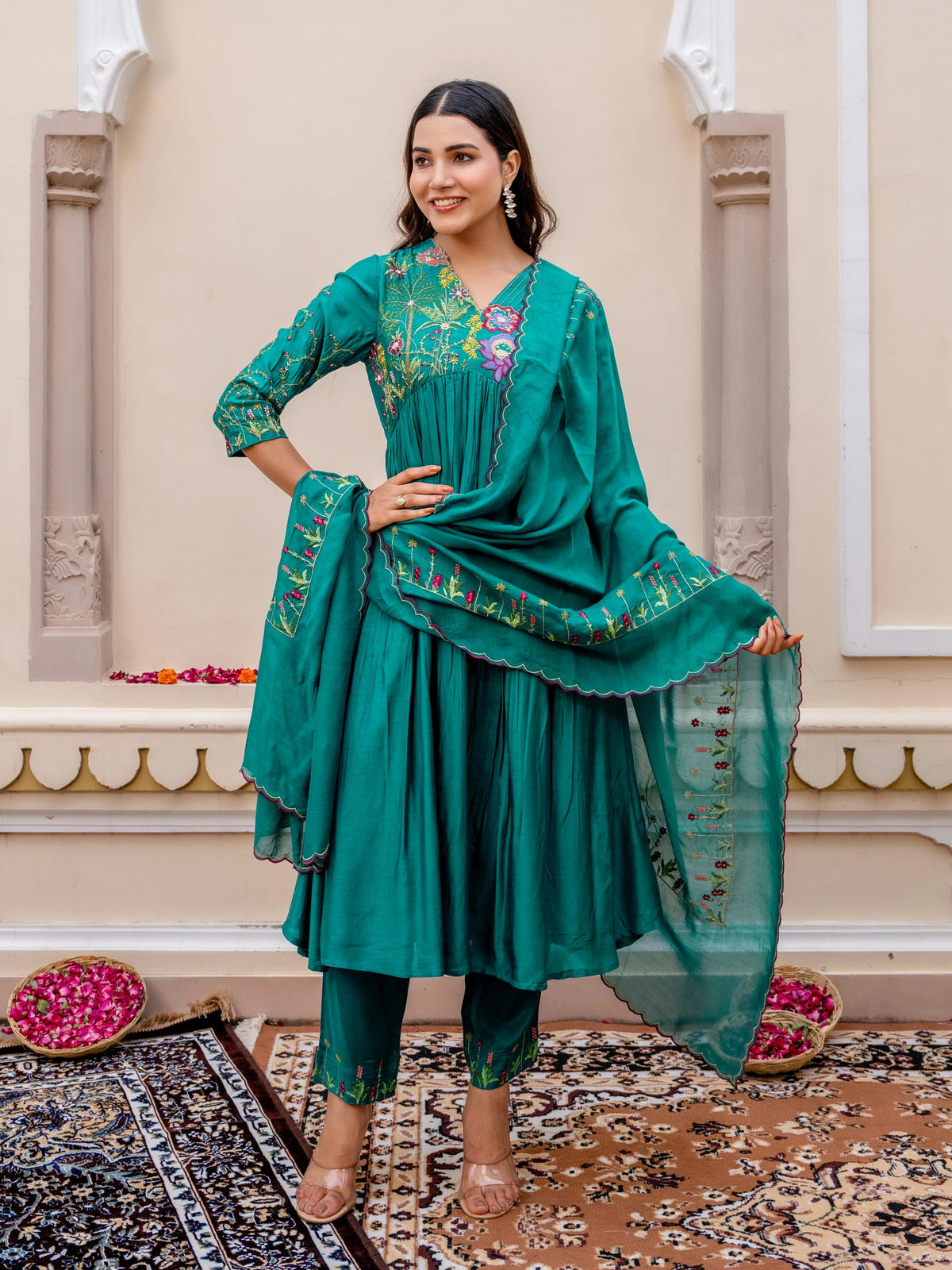 MUSLIN SILK FUSION WEAR 3PC ALIA CUT SET
