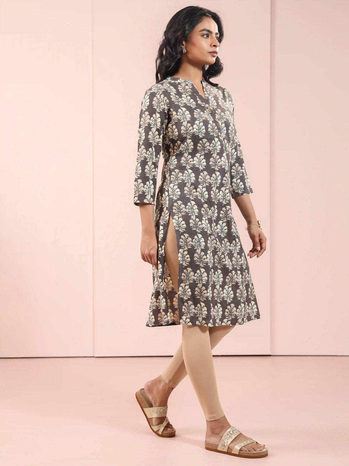 RAYON DAILY WEAR CONTEMPORARY PRINTED LONG KURTA