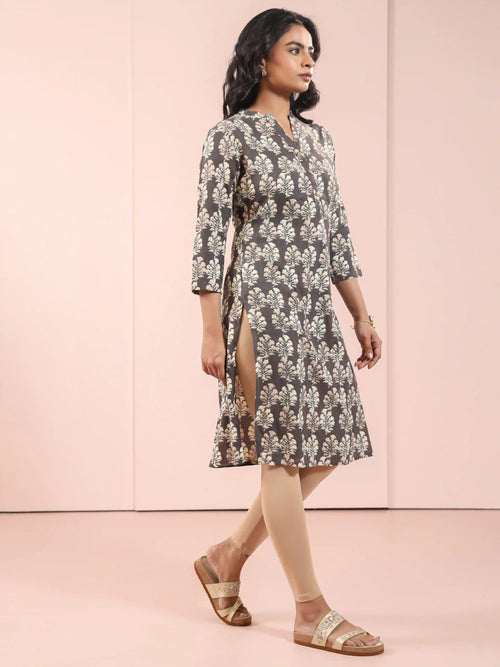 RAYON DAILY WEAR CONTEMPORARY PRINTED LONG KURTA