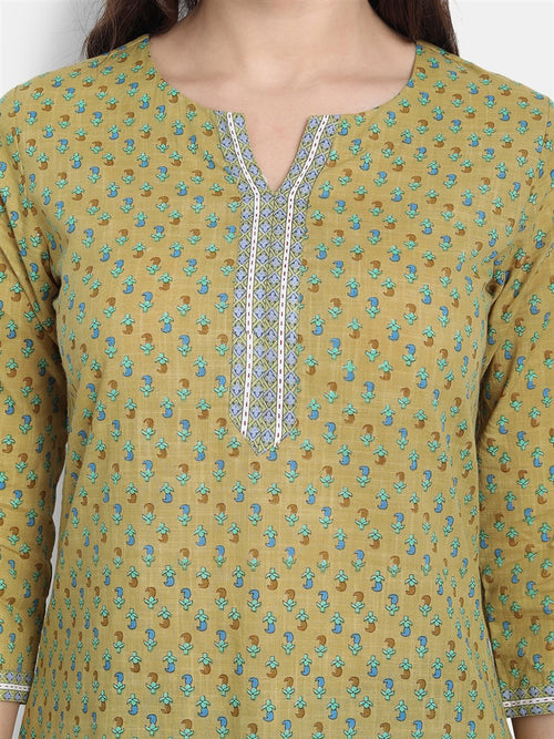 Sanganeri Printed Mul Cotton Short Kurti